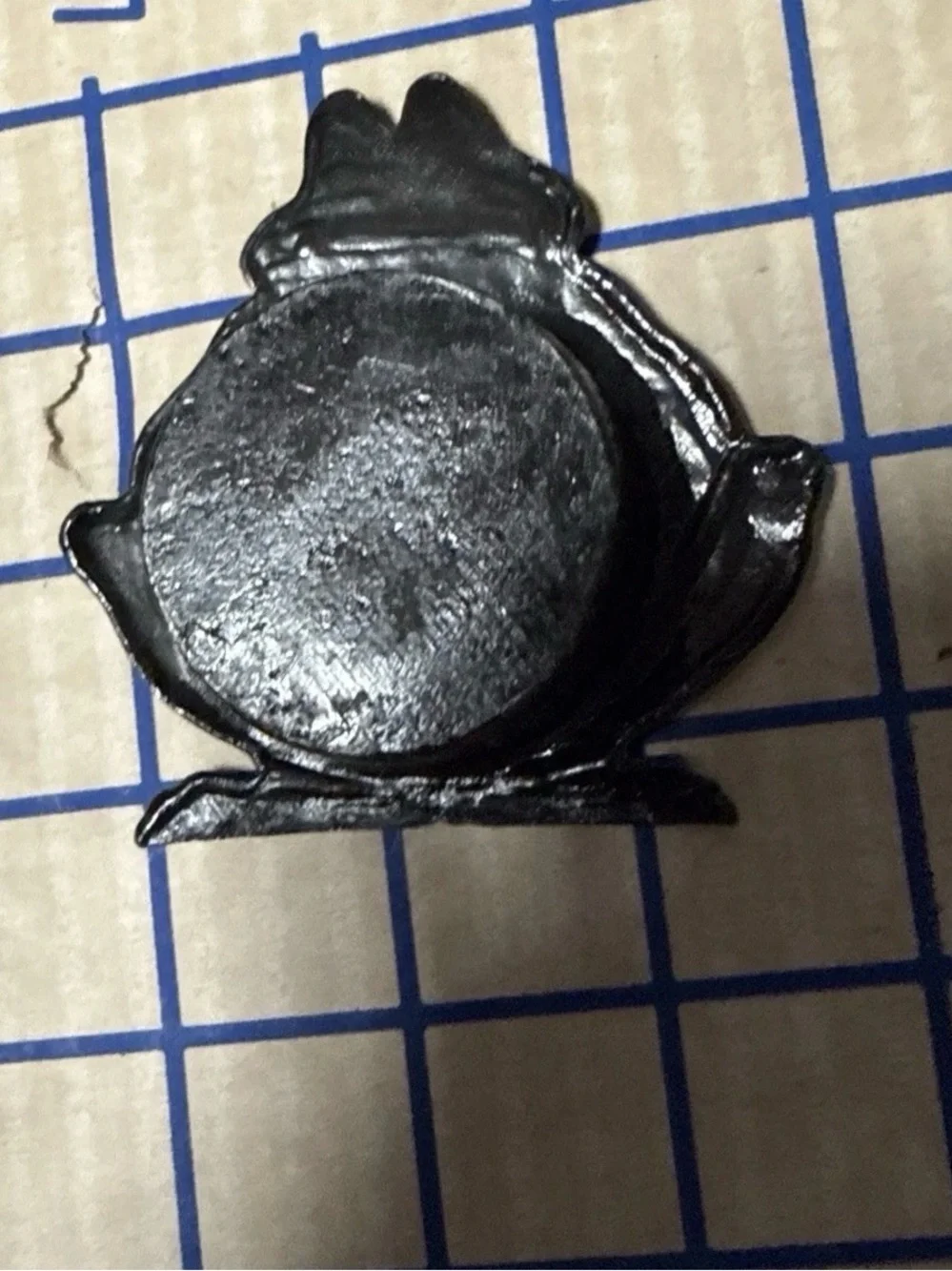 Vintage Pewter Frog Tealight Candle Holders Set of 2 Rustic Decor
